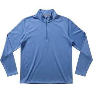 Smartwool 1/4 Zip Pullover XXL Blue Striped Merino 150 Base Layer Gorpcore